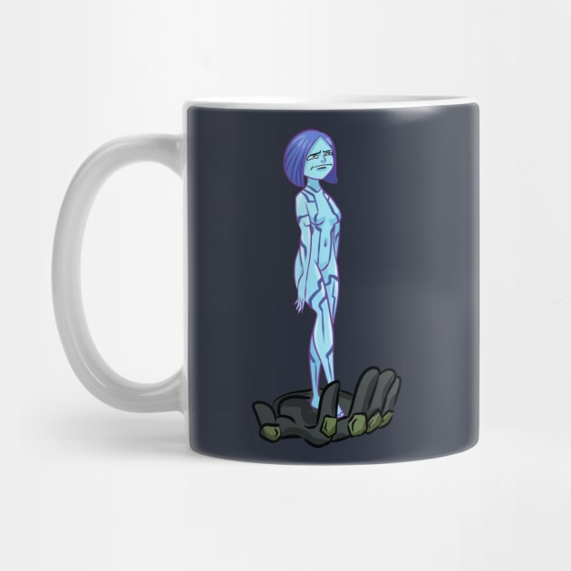 Annoyed Cortana by JXG